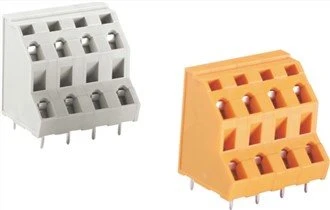 Blok Terminal Tanpa Skru Baris Dua 7.62mm