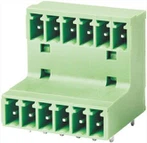 Dua Baris Sudut Kanan Penyambung Boleh Palam Lelaki 3.5mm