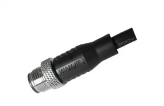 M12 Lelaki Straight Unshield A-Pengekodan Kabel PVC 17PIN 1.0M M12X1.0