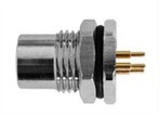 M8 Wanita Panel Depan Kencangkan A-Pengekodan 6PIN M11*1.0