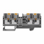 Suapan Melalui PUSH IN Penyambung 6.0 Mm2 Dua Dalam Dua Keluar